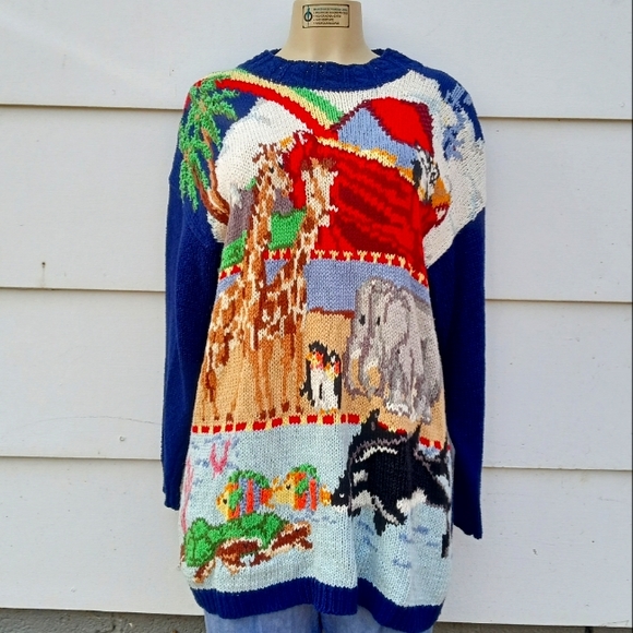 Girls Noah's Ark Sweater main image 1